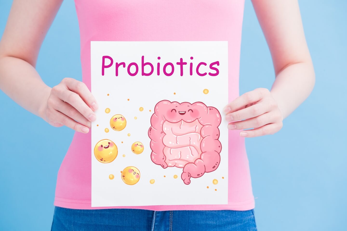 Probiotics can help with gut health