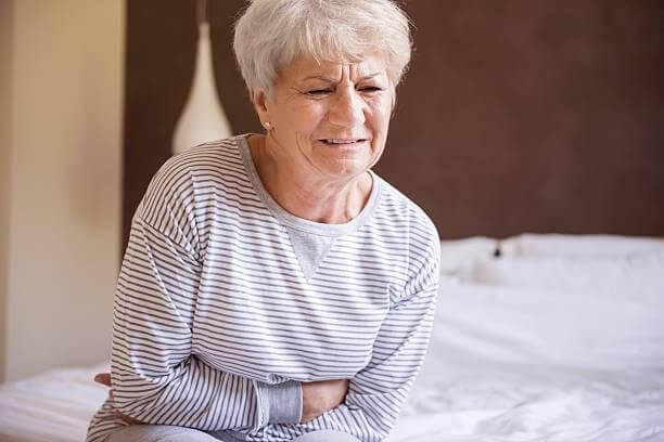 Old-Woman-Stomach-Pain