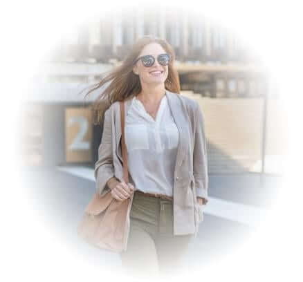 happy-woman-walking-street